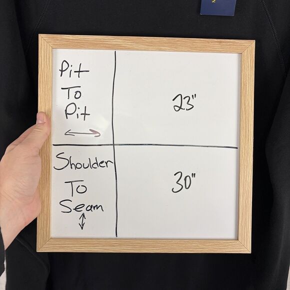 Polo Ralph Lauren Fleece Sleepwear Sweatshirt Mens XL Black Crewneck NWT - Picture 6 of 6